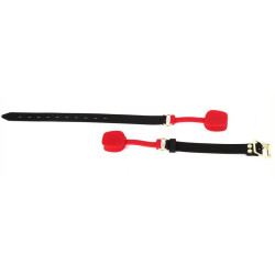KINKgear Bâillon en silicone Zen Open Noir-Rouge